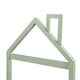 preview thumbnail 10 of 9, Green Twin Size Wood Bed with House Headboard for Kids