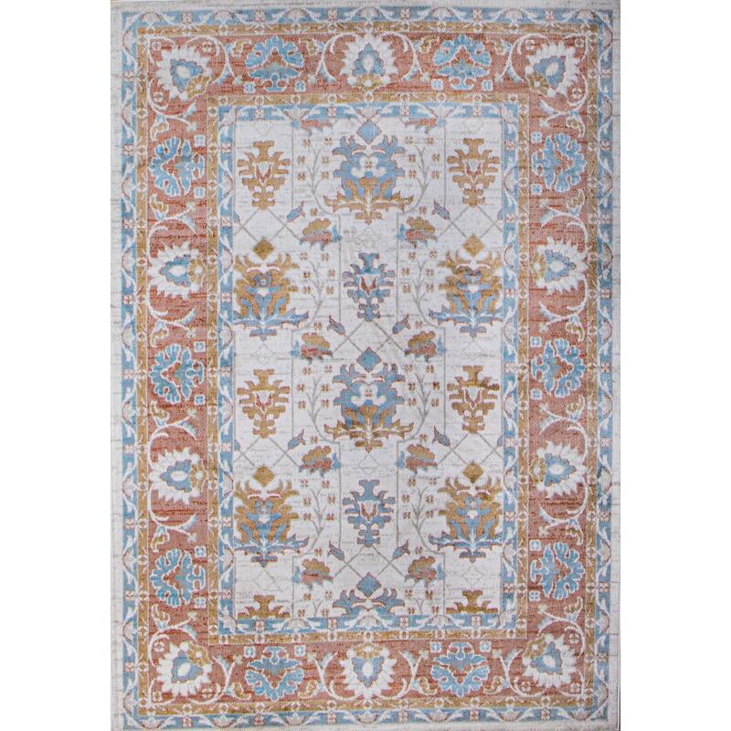 Bashian Brinn Ivory Transitional Area Rug
