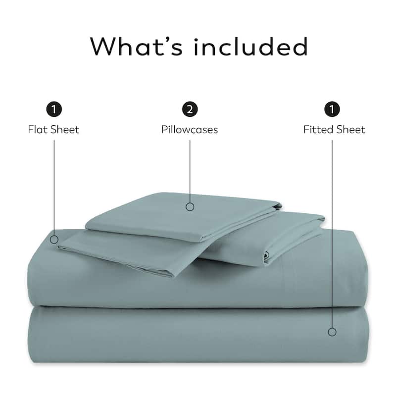 Color Sense Ultra-Soft Wrinkle-Resistant Microfiber Sheet Set