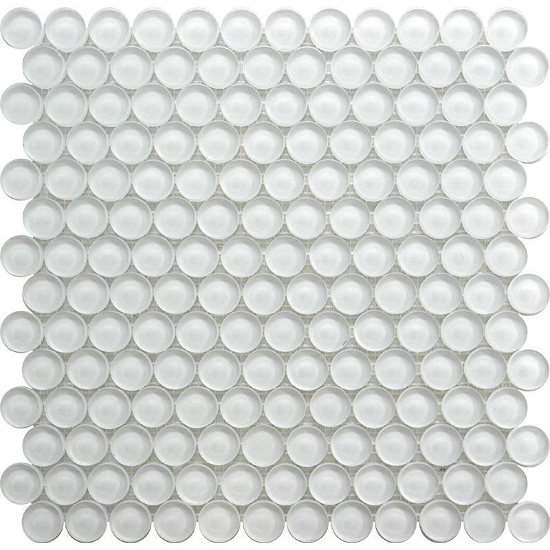 Apollo tile 12" x 12" Colorway Glossy White Glass Tile (5 sq ft/case) - 5 Pack