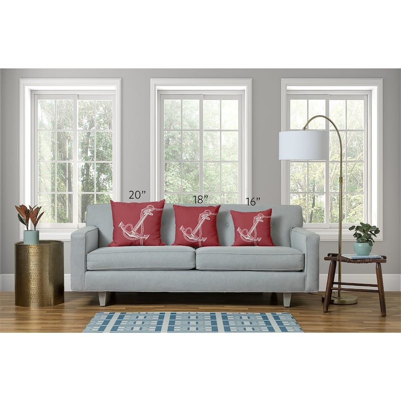 Gone Forever Overboard Nautical Decorative Indoor Pillow