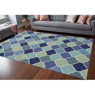 7' Square   UV treated Polypropylene Spa Area Rug main image 0