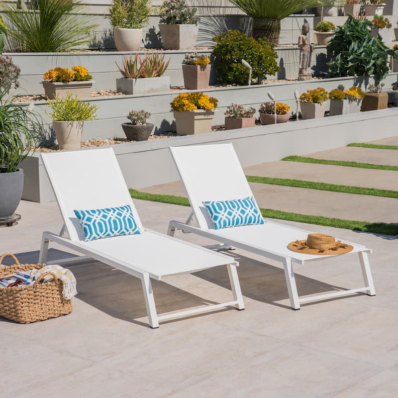 Two PCS CHAISE LOUNGE