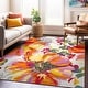 preview thumbnail 3 of 56, World Rug Gallery Modern Bright Flowers Non-Slip Area Rug Multi