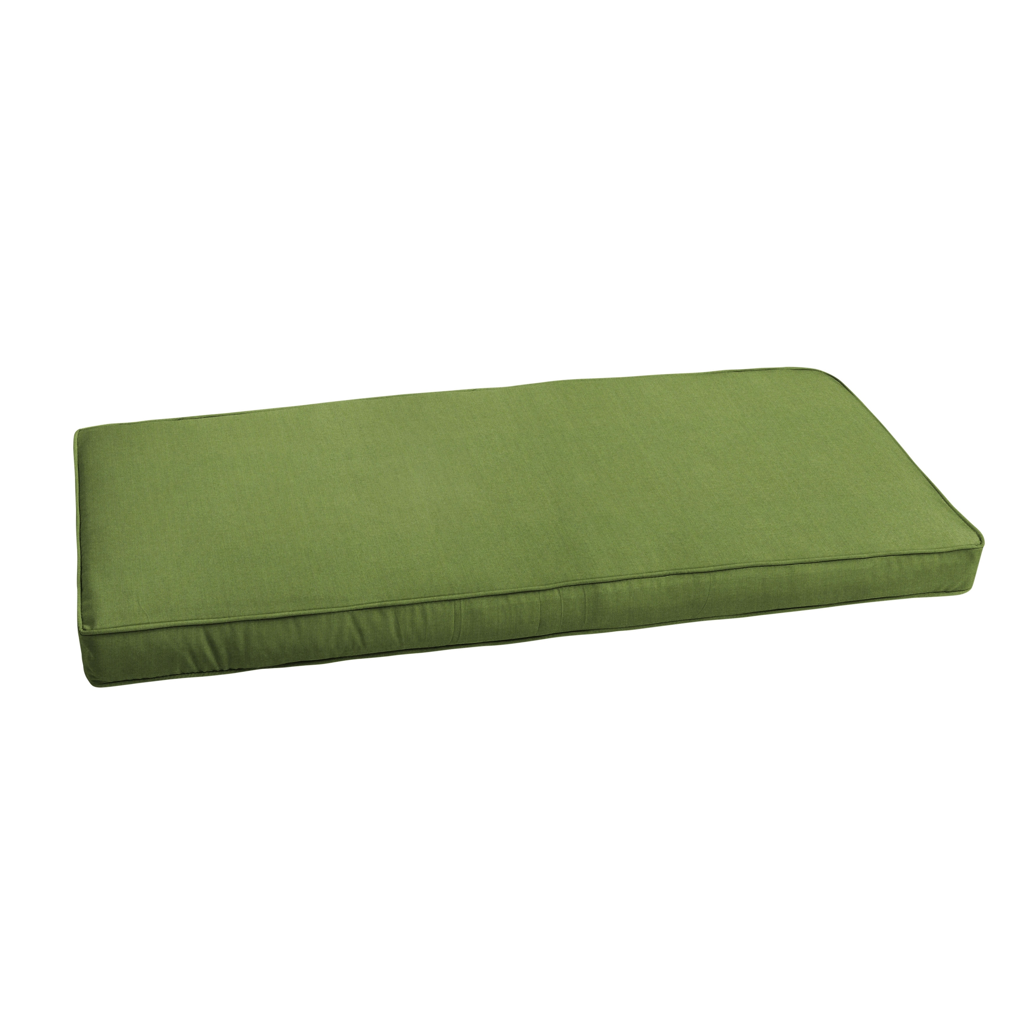 Sunbrella Cilantro Green Indoor/ Outdoor Bench Cushion 37" - Picture 7 of 40