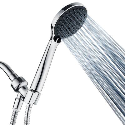 BRIGHT SHOWERS 5 Spray Settings Handheld Shower Head Kit