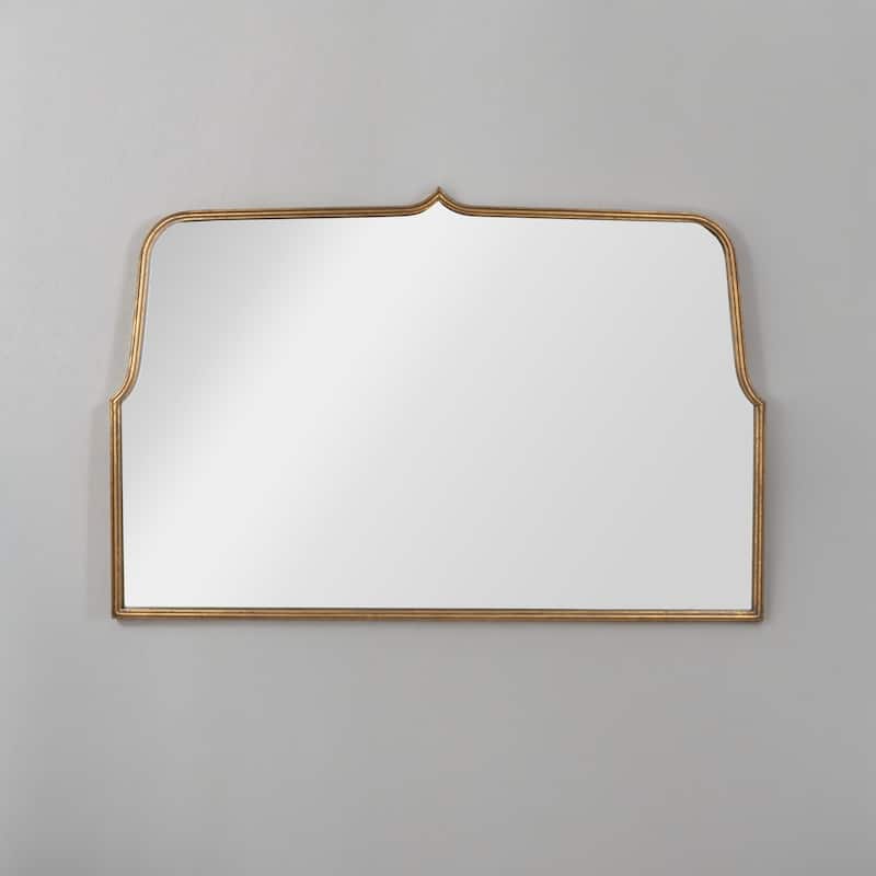 Arched Metal Framed Wall Mirror