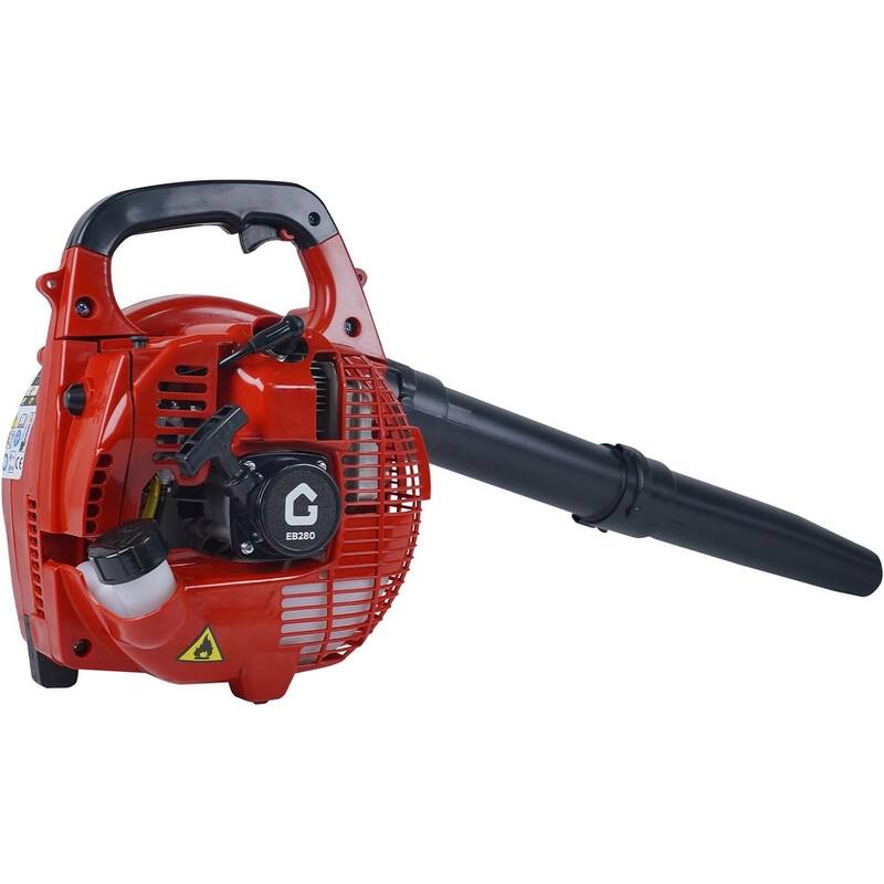 28CC Handheld Gas Leaf Blower,Powerful Lightweight Gas Blower,1.1HP 490 CFM,280 MPH Cruise Control