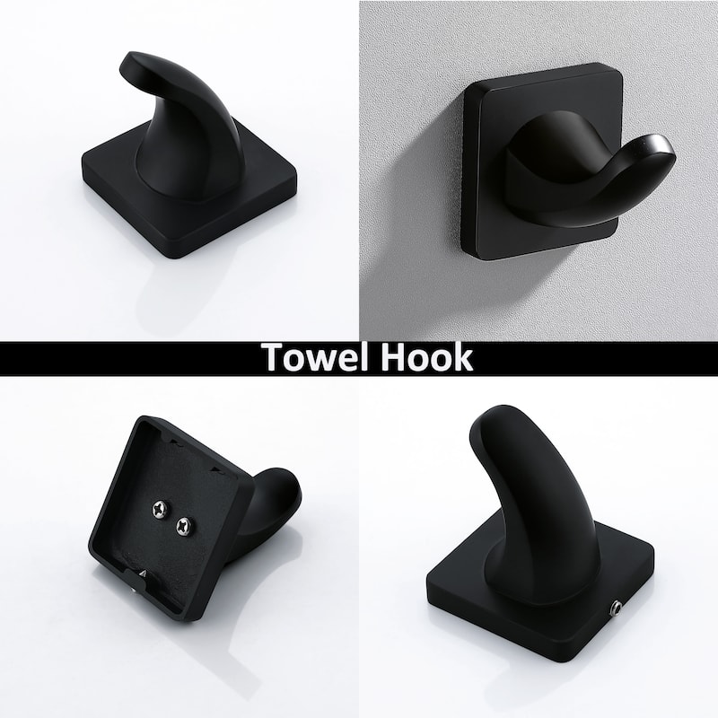 Wall Mounted Towel Hook Rustproof Coat Hook(2 pieces)