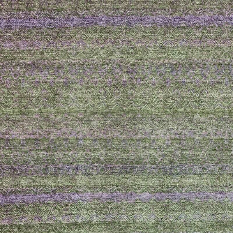 HomeRoots Striped Transitional Rectangle Outdoor Rug