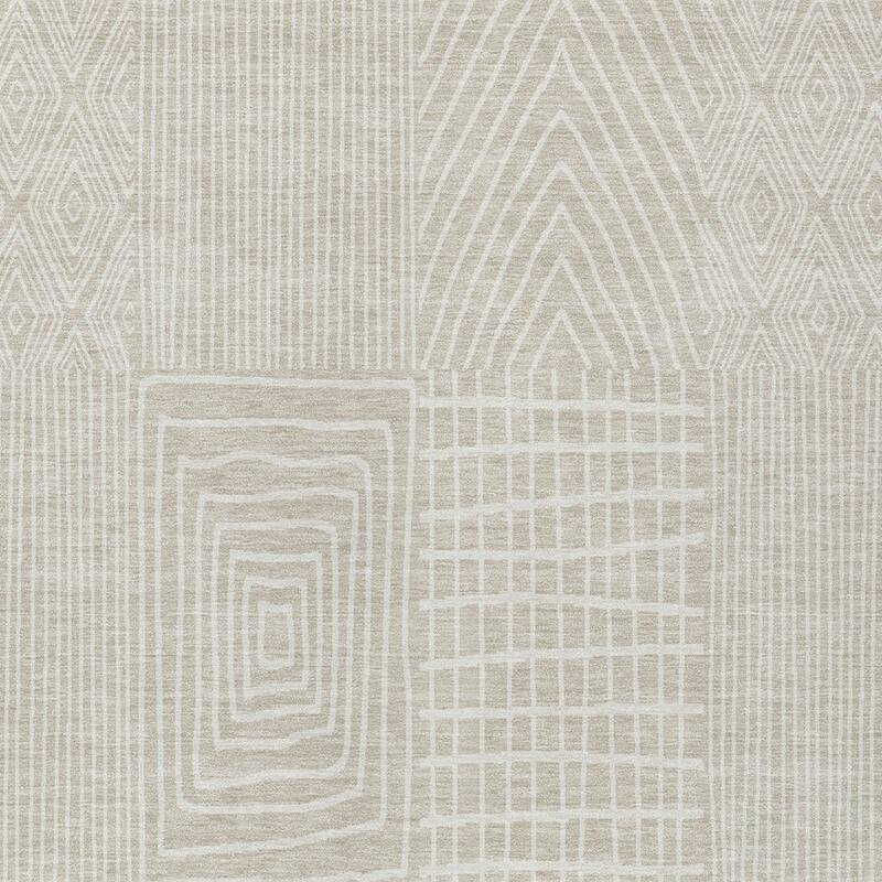 HomeRoots Geometric Transitional Rectangle Outdoor Rug