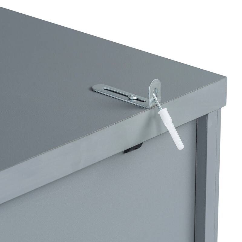 Farmhouse 74.8"Tall Freestanding Kitchen Pantry with Door Shelves,Adjustable Shelves, Pull-out Trays and Drawers