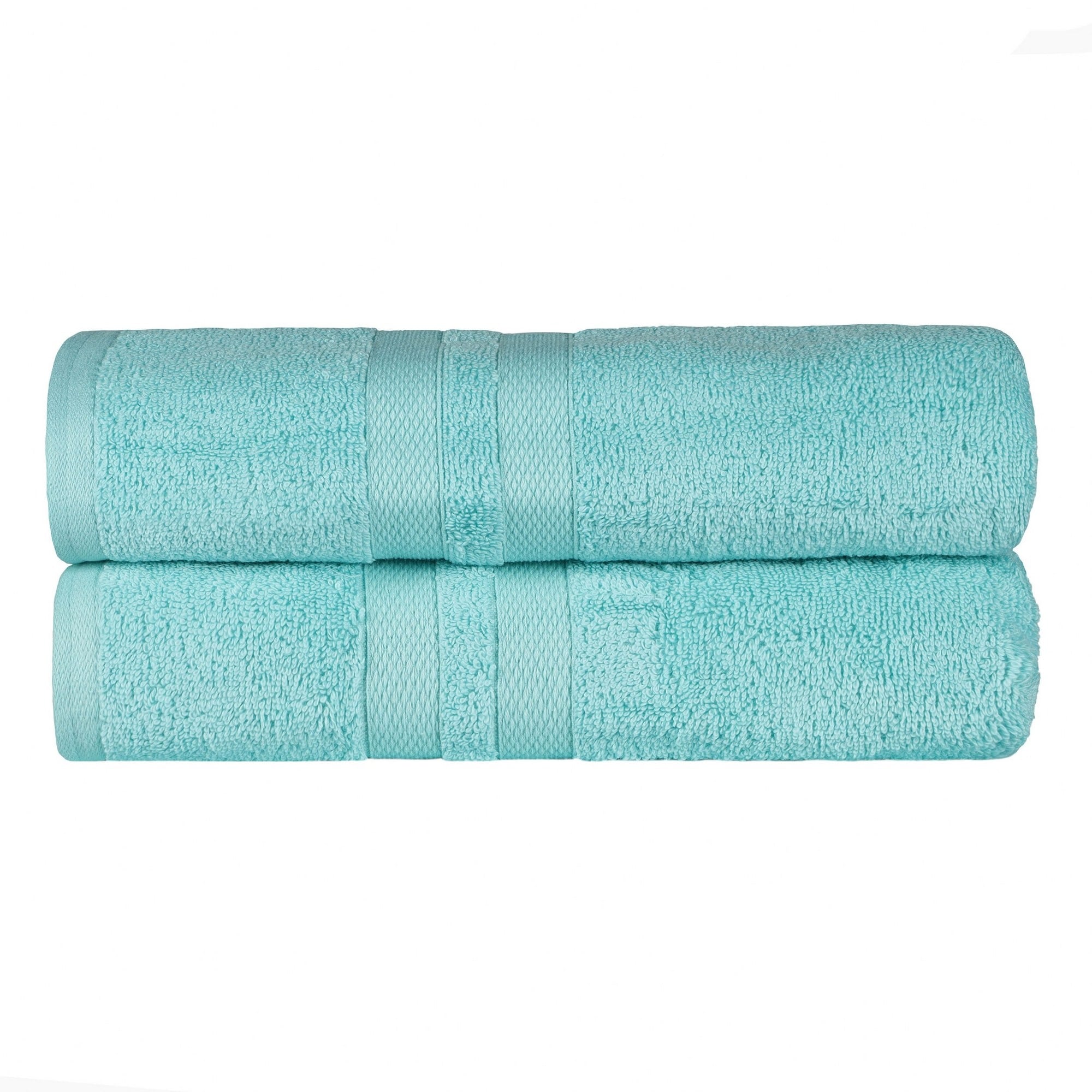 Cotton Quick-Drying 2 Piece Absorbent Solid Bath Sheet Set - Picture 17 of 45