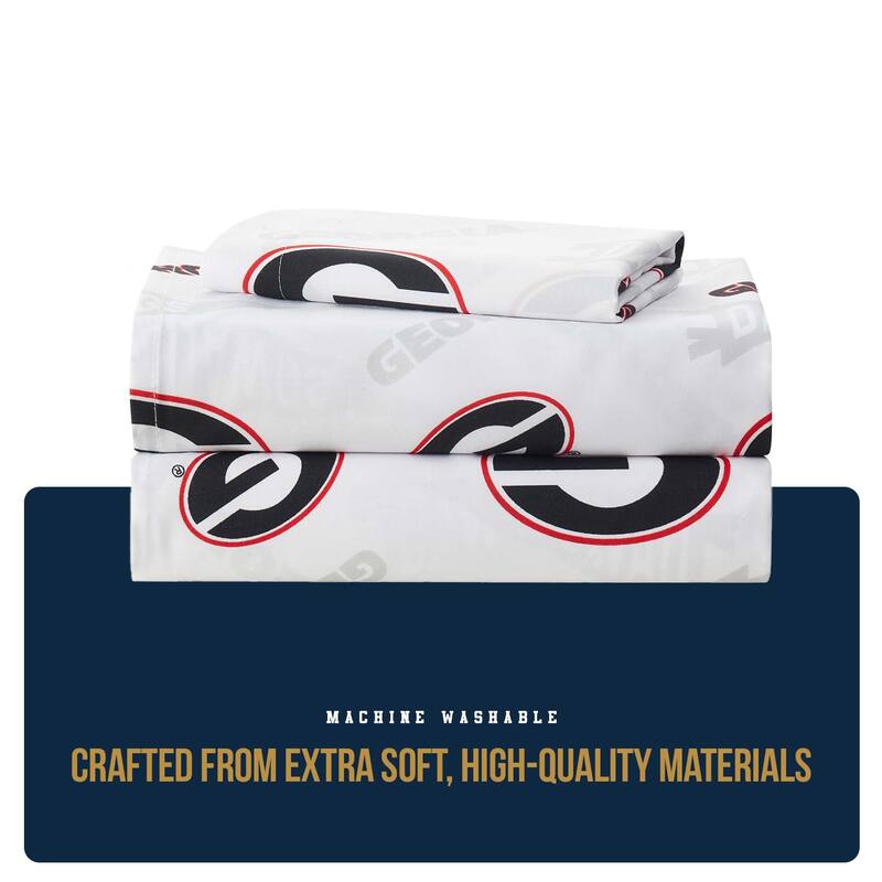 NCAA Officially Licenced Georgia Bulldogs Sheet Set