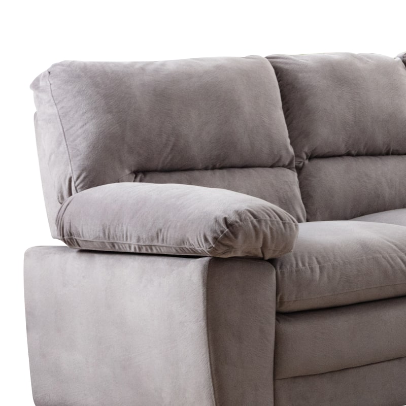 Contemporary Pillow Top Upholstered Living Room Sofa Set