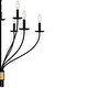 preview thumbnail 7 of 9, Margaret 9-Light Matte Black Chandelier