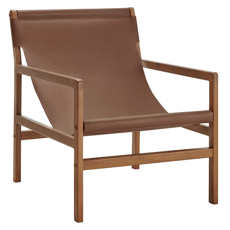 Orín Leather Sling Chair