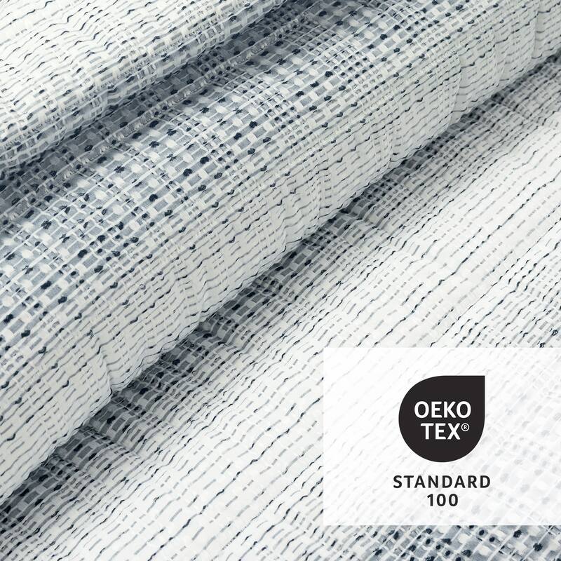 Lush Decor Yarn Dyed Textured Stripe Waffle Quilt 3 Pieces Set