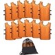 preview thumbnail 2 of 14, 50 Disc Cones 12 Pinnies Scrimmage Vests Team Practice Training Jersey