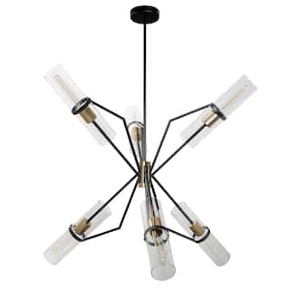 Everly 6 Light Chandelier Modern Sputnik Chandelier - 38 x 38 x 20