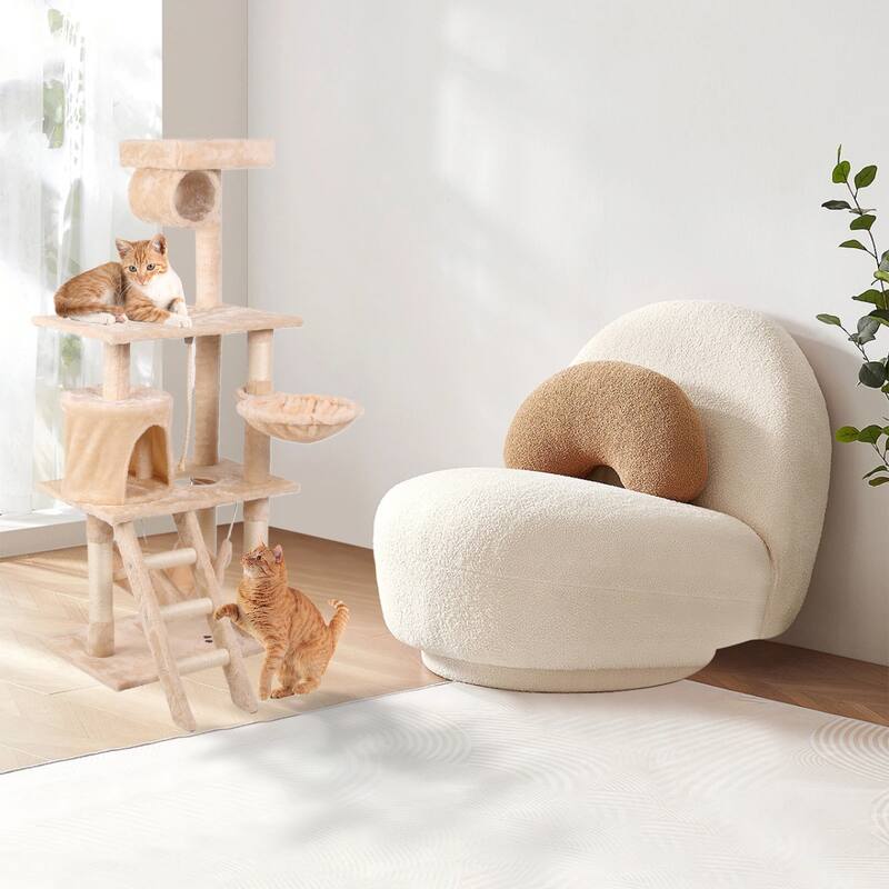 Multiple-use Cat House,Easy to AssembleCat Climbing Frame