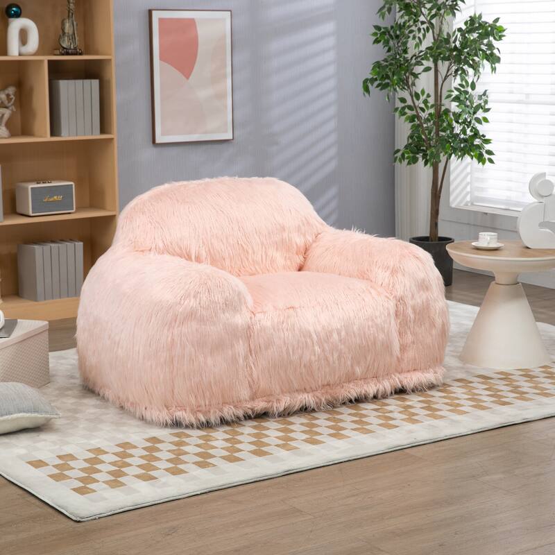 stufurhome Bean Bag Chair Sofa Foam Filled Sofa Chair Large Lazy BeanBag Sofa with Armrests for Living Room, Bedroom,Office