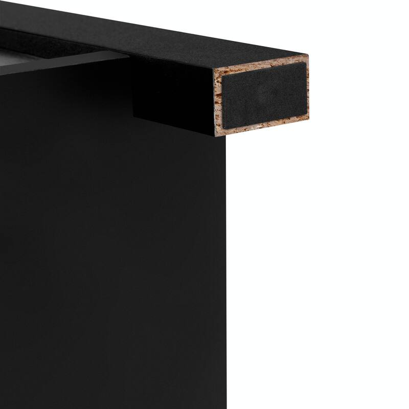 59.3'' Sideboard with Sliding Barn Door and Mesh Panels, Farmhouse Buffet with Open Storage