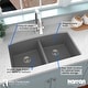preview thumbnail 42 of 50, Karran Undermount Quartz Double Bowl Kitchen Sink