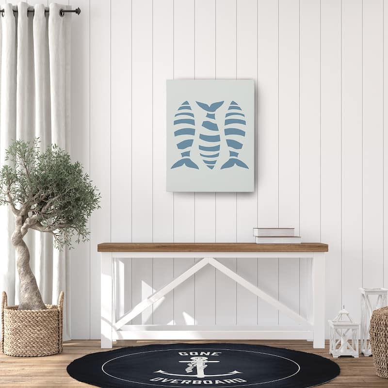 Gone Forever Overboard Nautical Chenille Rug