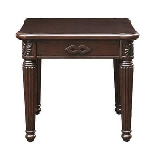 Square Wood End Table in Espresso Finish - Bed Bath & Beyond - 36813498
