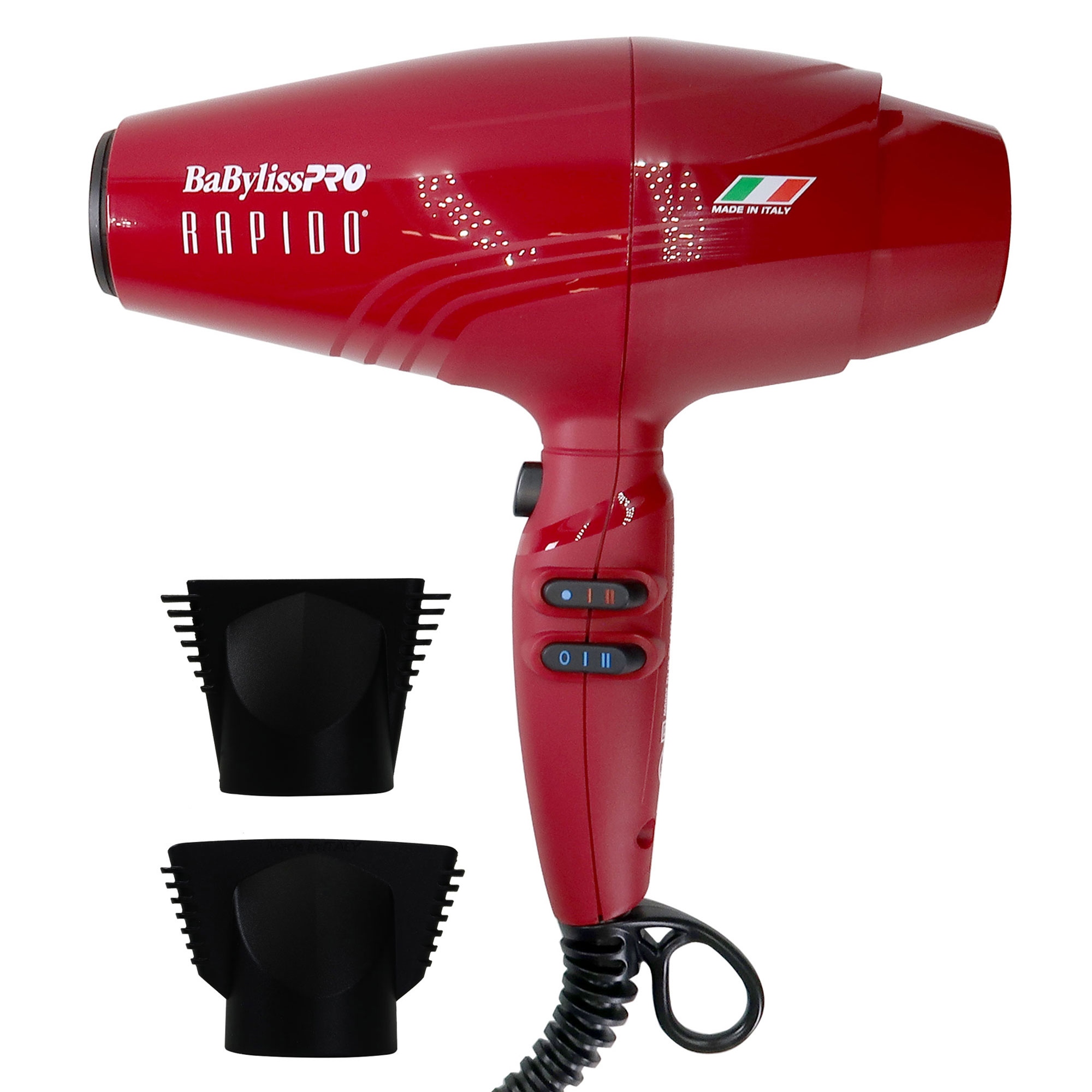BaByliss Pro Rapido Nano Titanium Hair Dryer Red