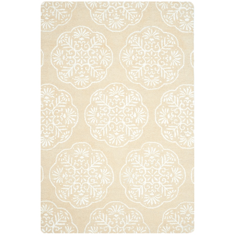 SAFAVIEH Handmade Bella Abygaelle Modern Floral Wool Rug