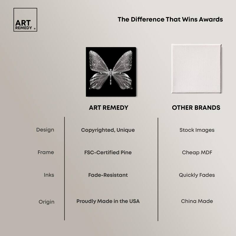 Stardust Wings II Canvas by Art Remedy, Gallery Wrapped