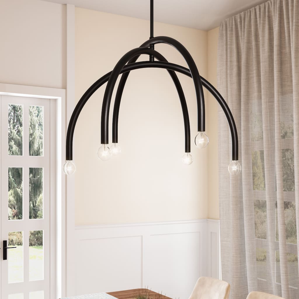 Brio Lighting Caboche 6 Light Chandelier