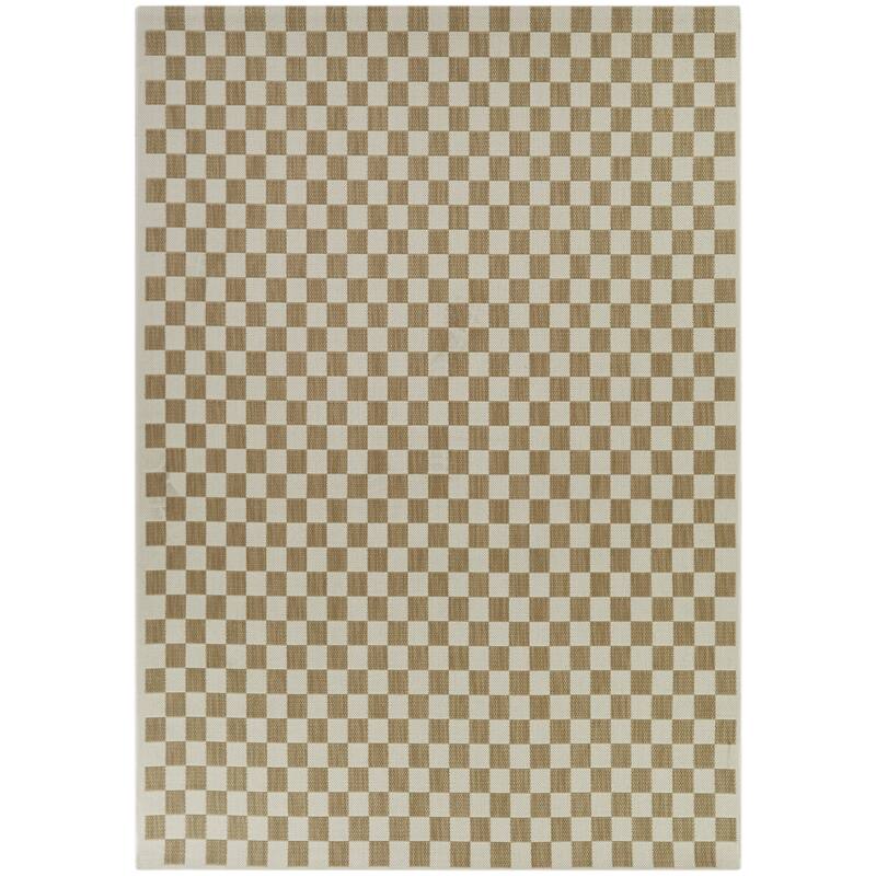 Rupert Checkered Patio Indoor/Outdoor Area Rug