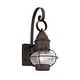 preview thumbnail 1 of 0, Designers Fountain 1 Light Outdoor 7" Onion Wall Lantern from the Rustique