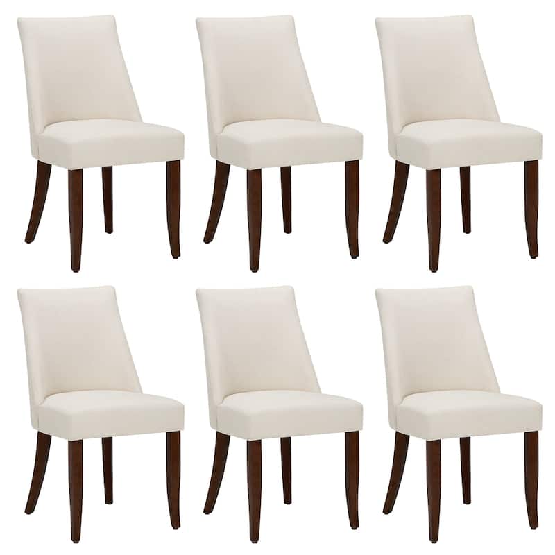 RENEWLINE Contemporary Dining Chair（Set of 2/4/6 - Upholstered Backrest & Wood Frame