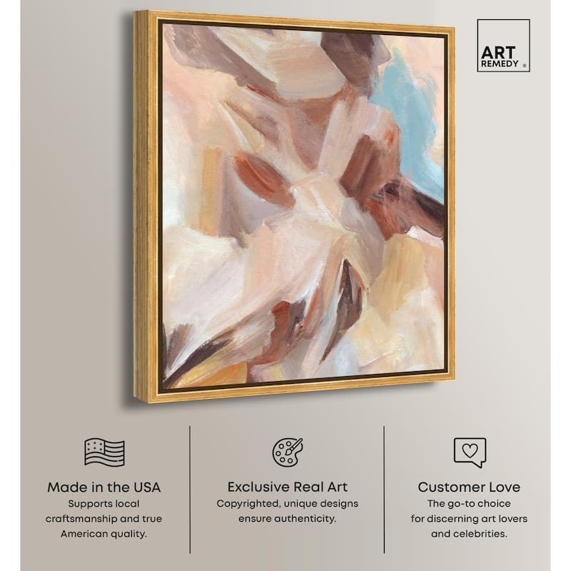 Layers of Colors I Canvas by Art Remedy