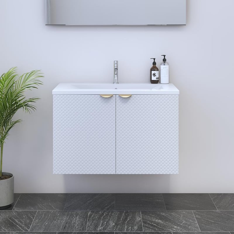 Bali 04 Bathroom Vanity (32" Width) - White