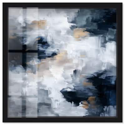 Midnight and Ivory II Shadowbox by Art Remedy