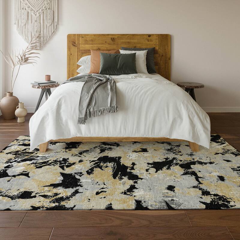 Premium Washable Super Soft Abstract Floral Mayfield Rug