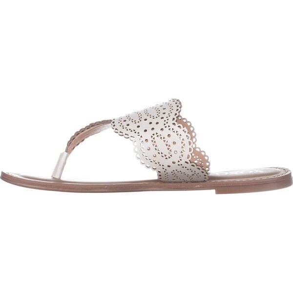 xoxo white sandals
