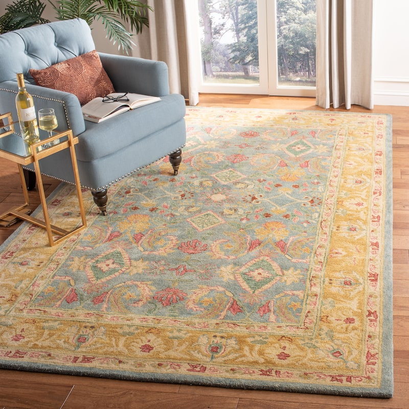 SAFAVIEH Handmade Anatolia Lieke Traditional Oriental Hand-spun Wool Rug