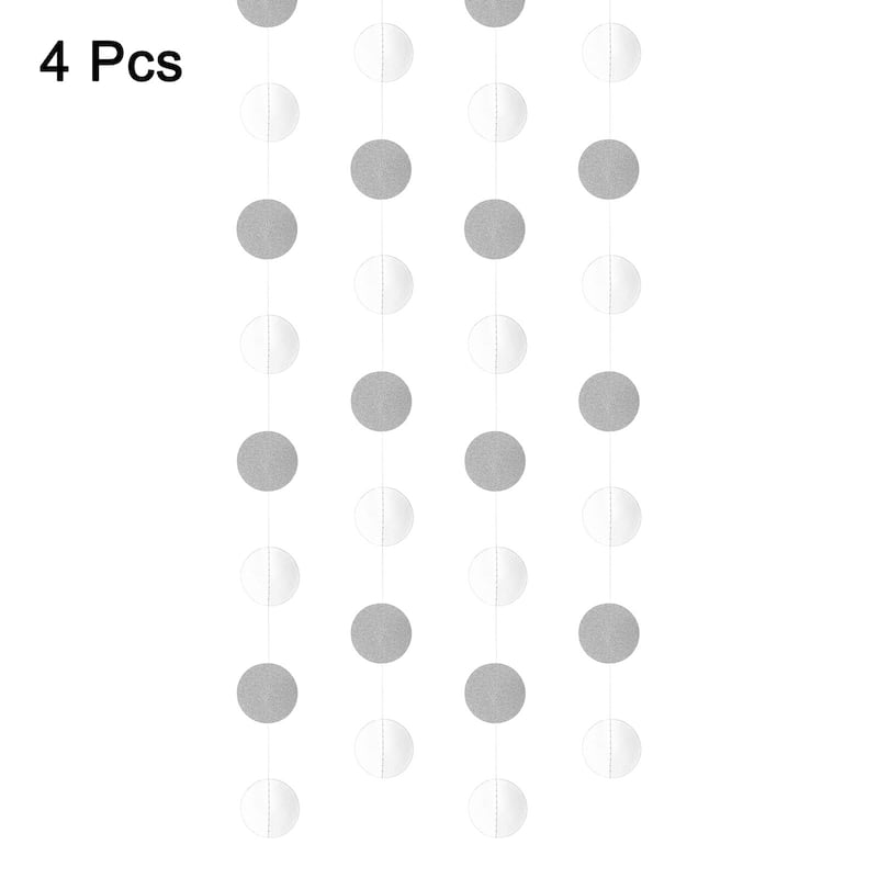 4 Pcs 13 Feet Circle Dots Garland Party Decorations