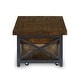 preview thumbnail 7 of 5, Carpenter Brown Rectangular Lift-Top Coffee Table with Casters by Flexsteel - 50" x 18" x 26"