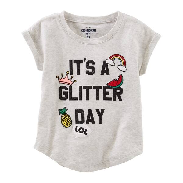Shop Oshkosh B Gosh Baby Girls Sparkle Tee 9 12 Months