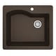 preview thumbnail 7 of 51, Karran Drop-in Quartz Single Bowl Kitchen Sink