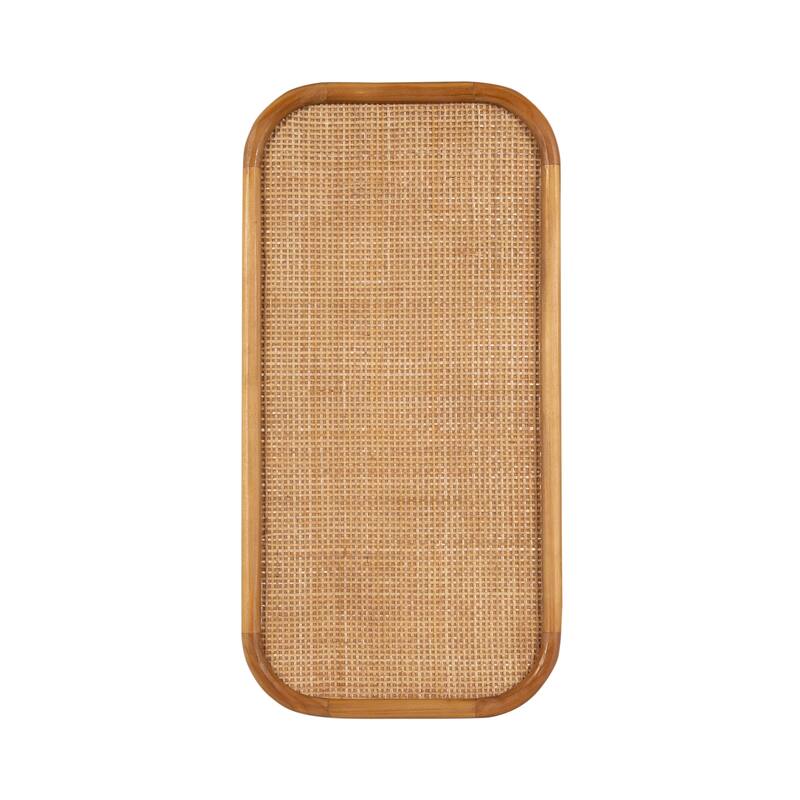 Kate and Laurel Planche Rattan Wall Pinboard
