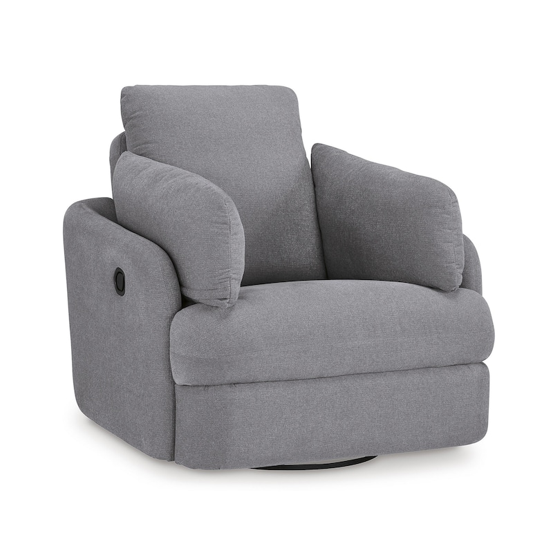 Signature Design by Ashley Modmax Dark Gray Swivel Glider Recliner