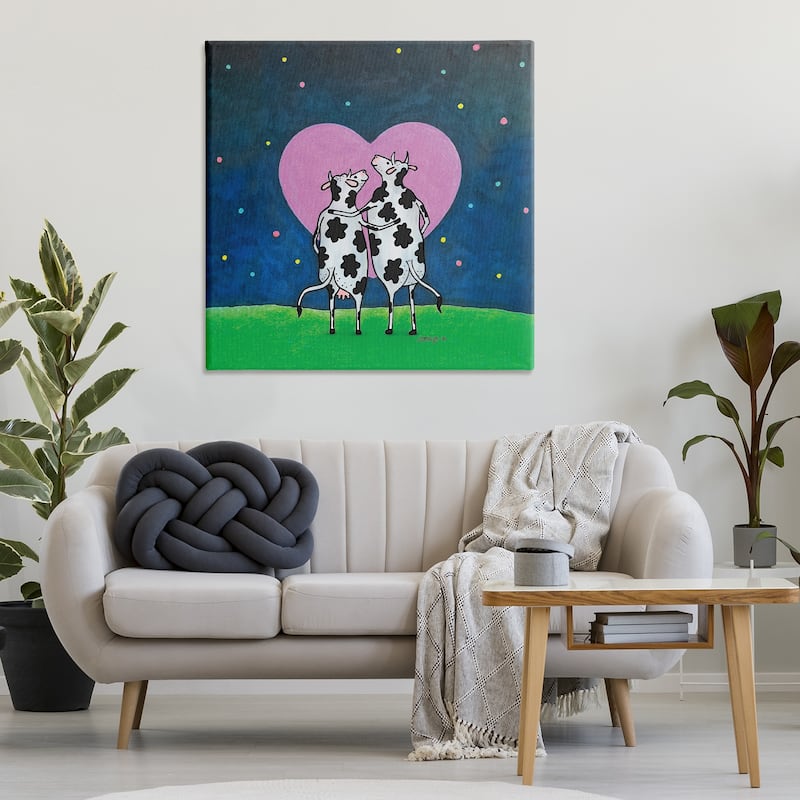 Stupell Loving Significant Udder Canvas Wall Art Design By Roger Straub
